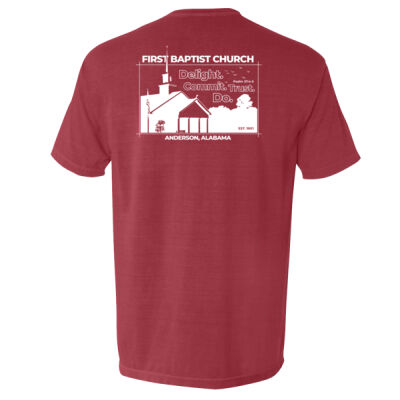 FBC - Garment Dyed Heavyweight Ringspun Short Sleeve Shirt with a Pocket Thumbnail